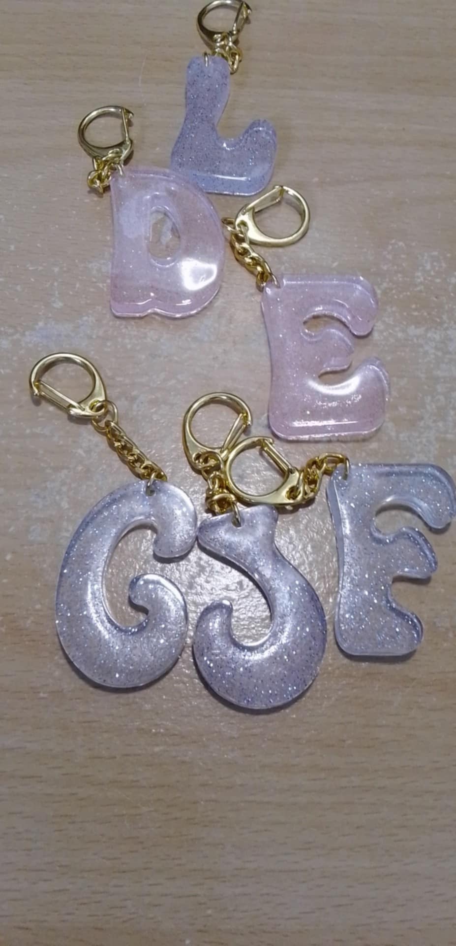 nouveau objet porte clé lettres